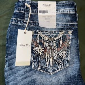 NWT Miss Me Boot Cut Jeans